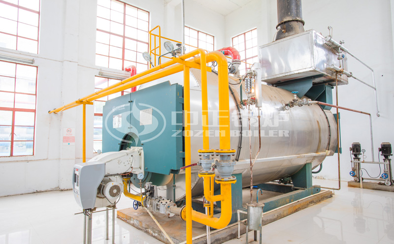 6吨WNS系列冷凝式燃气蒸汽锅炉项目